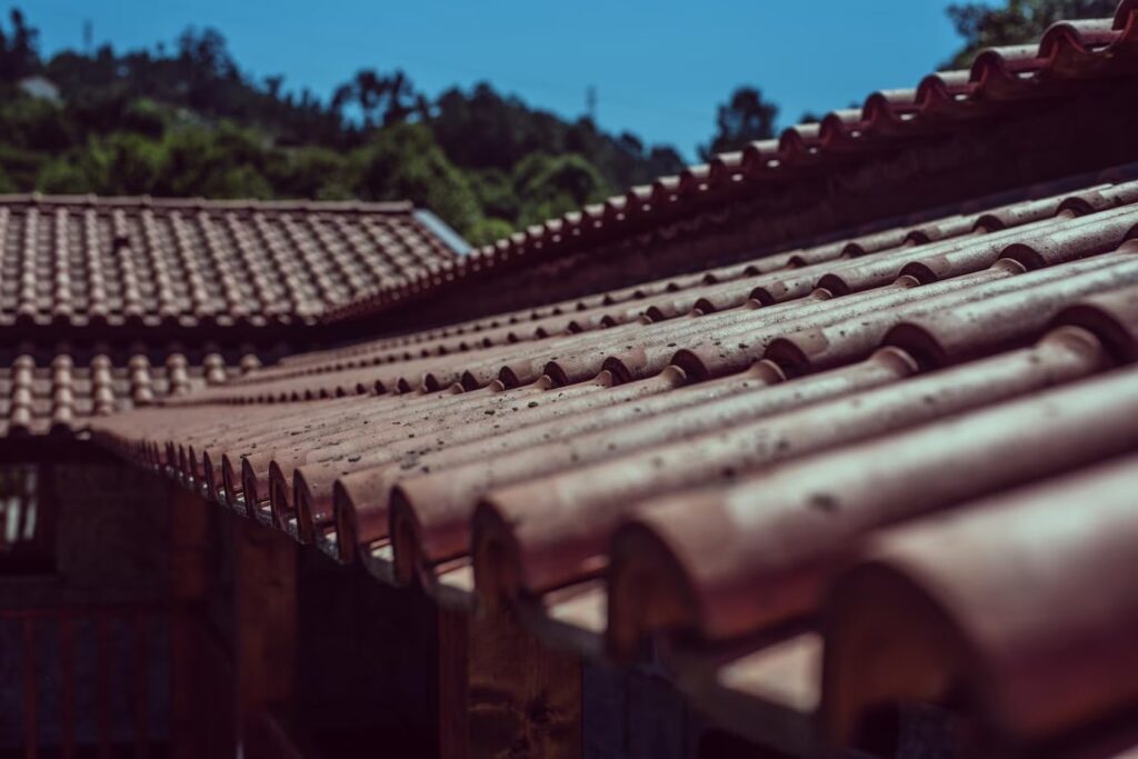 Home clay roof tile
